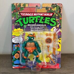 Teenage Mutant Ninja Turtles (Playmates 2022) - Michelangelo WITH Storage Shell
